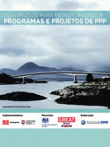 Capa Manual de Estruturação de Projetos de PPP elaborado pela Radar PPP
